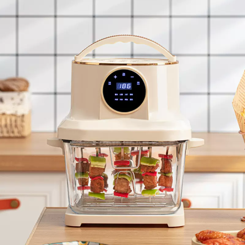 智能家用可视语音空气炸锅大容量烤箱多功能全自动无油空气炸锅