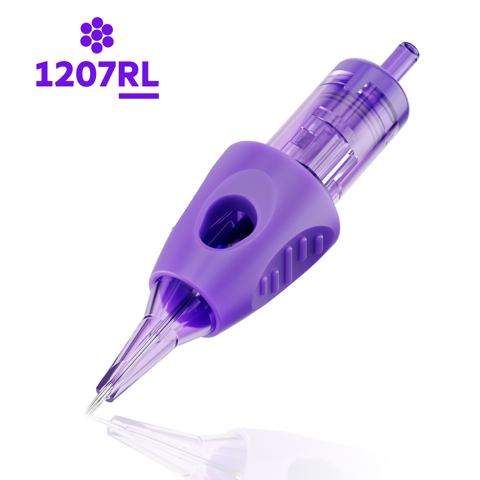 Tuffking Purple Packaging Needle Cross - Border tattoo Needle tatuaje desechable aguja integrada, Corte de alambre, niebla, equipo de tatuaje