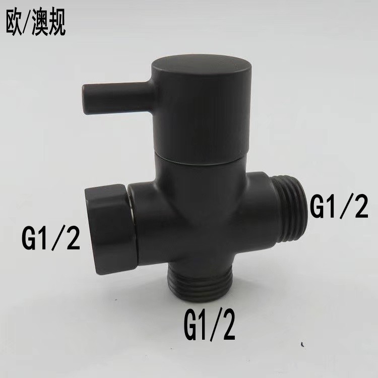 Divisor de agua de latón de 4 y 6 vías, apertura rápida, para ducha y grifería, suministro transfronterizo