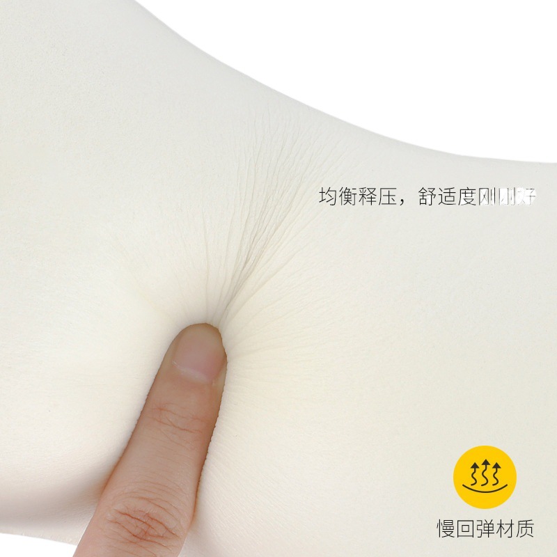 (2개) 자동차 액세서리 드라이버 허리 쿠션의 한 쌍의 자동차 머리 받침 목 베개 메모리 폼 베개 카시트 베개