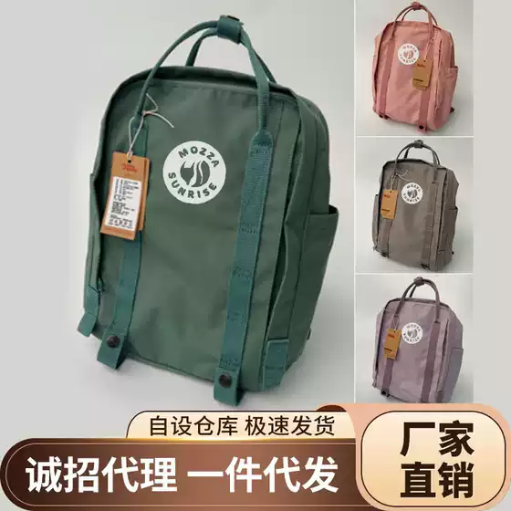 Arctic Little Fox Backpack Outdoor Bag Nylon Fox Backpack Foreign Trade Student Waterproof Canvas Travel Computer Bag