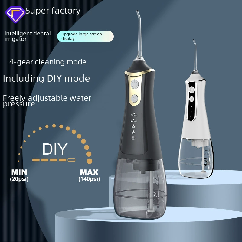 Портативный водопроводный ирригатор L10/L11 USB-заряжать, аккумулятор 2000–4000 мАч, 4 режима