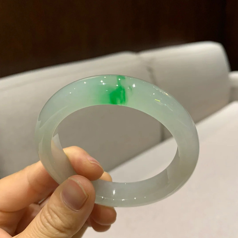 Natural Burmese Type A Jadeite Bracelet Jade Bangle_voghion.com