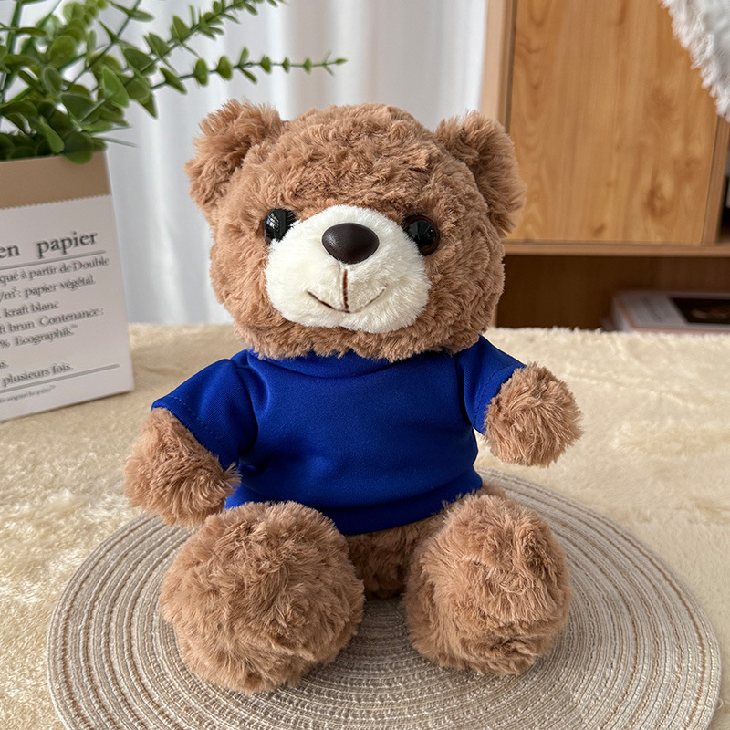 Transfronterizos Teddy Bear muñecas de peluche muñecas de tela regalo de graduación de chicas regalos de eventos logotipo imprimible
