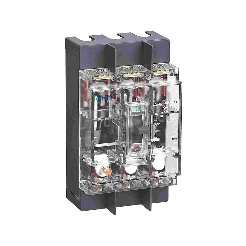 正泰电器 塑壳电动机保护断路器 DZ15-100/3902 63A透明