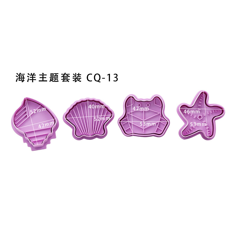 Molde de galletas de dibujos animados del fabricante, cortador de plástico 3D con resorte, molde para Pascua, Navidad, Halloween image 19