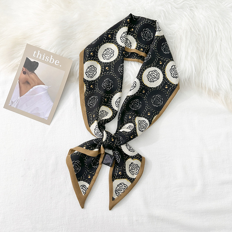 Diseño coreano de doble cara de estilo nicho toallas de correa de moda otoño y invierno damas de alto nivel de decoración bufandas de collar toallas de ángulo