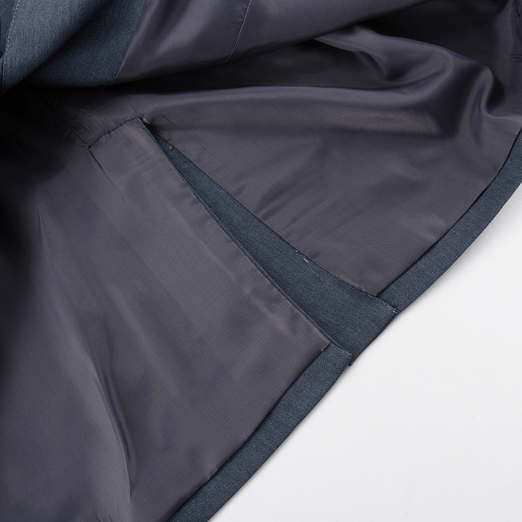 Women Clothing Spring High Sense Collared Waist Tight Blazer Casual Trousers Suit Suit