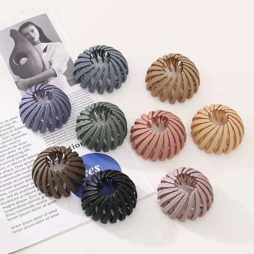 Cross-border hot selling bird's nest hair twist, bird's nest hair band, Korean hair accessories, ball head, high ponytail, lazy jewelry clip