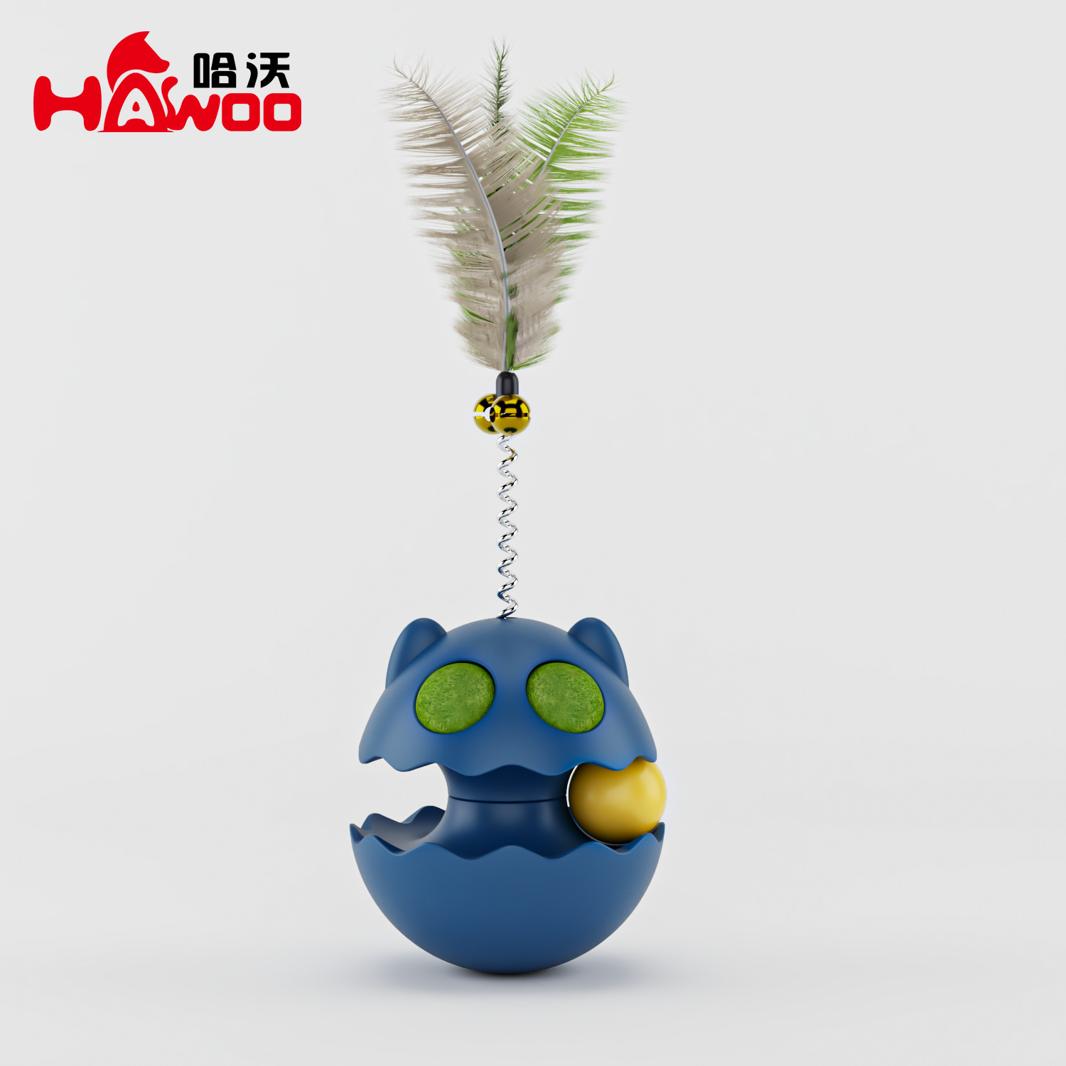 Gato Juguete tumbler pluma divertido gato palo automático divertido gato gatito interactivo auto-Hola aliviar congestión artefacto juguete para mascotas