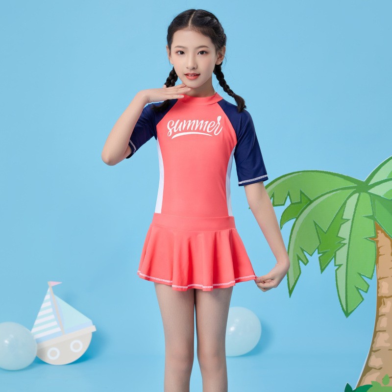 Children's swimwear for swimming for students, for teenagers, sun protection 3
