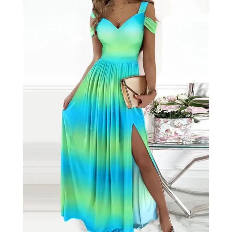 H3966 AliExpress Amazon nuevo accesorios de boda transfronterizos impresos de mujer cuello abierto