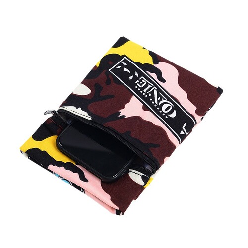 Sports Running Camouflage Ice Silk Summer Fitness Ultra-Thin Phone Wrist Bag Printed Quick-Dry Cycling Phone Case Bag