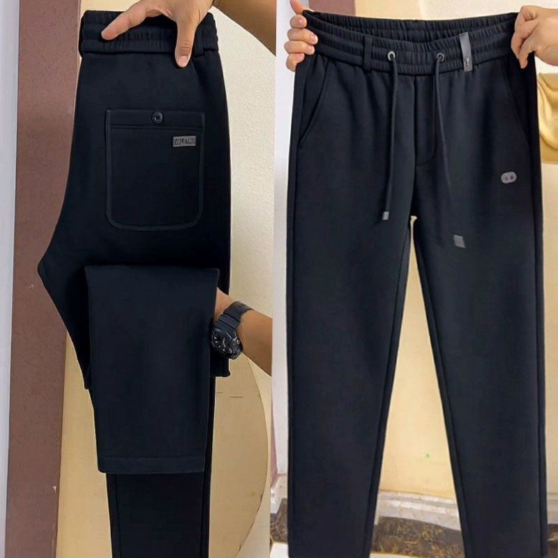 Men's autumn elastic universal solid color comfortable sports…
