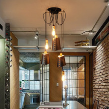 燈具批發 復古loft創意個性吧台吊燈美式鄉村工業客廳燈樓梯吊燈