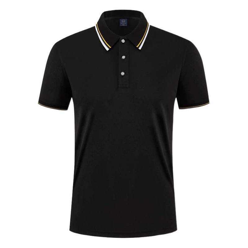 Летняя Новая мужская рубашка-поло с короткими рукавами и принтом, групповая рабочая одежда, логотип, рекламная футболка с лацканами на заказ
