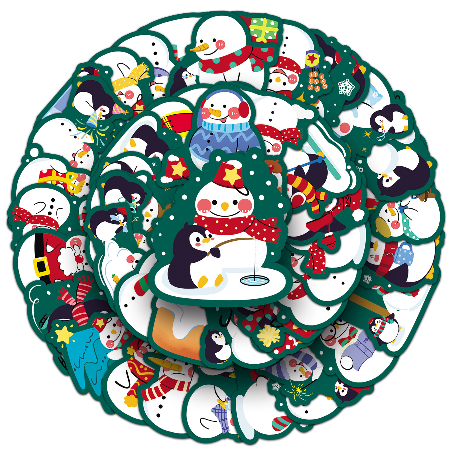 PVC Material Christmas Cute Snowman PVC School Party Accessories