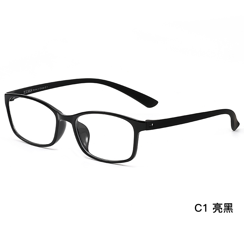 Ultra-ligero TR90 gafas marco super flexible sin tornillos simple y elegante Marco de gafas puede ser equipado con gafas de miopía marco