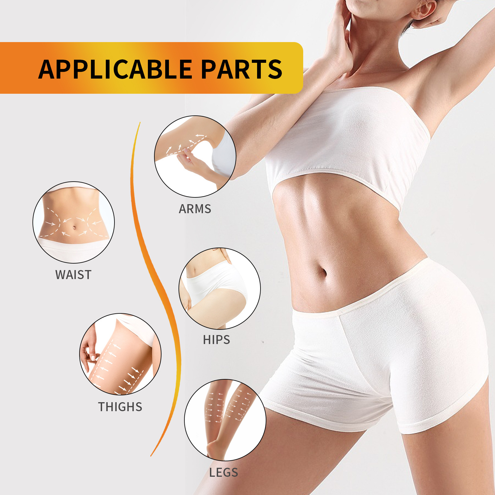 Jaysuing kohviga salendav käetervitusliha suure kõhu massaaži tõstev pingul laisk keha vormiv kreem_voghion.com