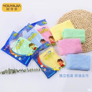 Dish Towel Wholesale Kitchen Daily Cleaning Rag Lint-Free Non-Stick Oil Scouring Pad Wood Pulp Cotton Oil Removal Dishwashing