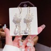 Silver needle, advanced small design earrings, silver 925 sample, internet celebrity, high-quality style, Korean style