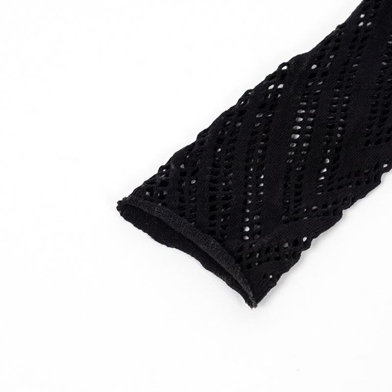 Summer Sexy Temptation Sheer Mesh Long Sleeve Sheath Jumpsuit 11 Summer Sexy Temptation Sheer Mesh Long Sleeve Sheath Jumpsuit