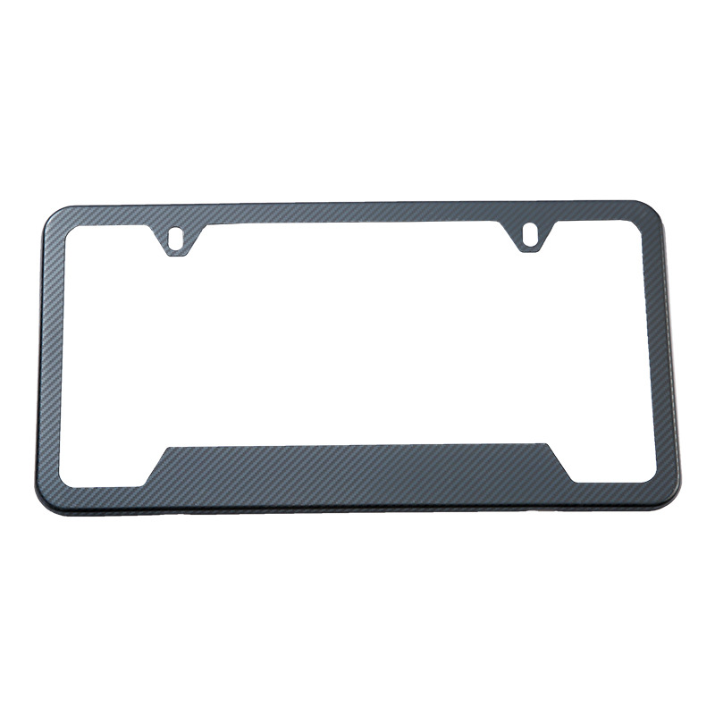 Fábrica al por mayor de la placa de licencia de coche transfronterizo marco de la placa de licencia marco europeo y americano estándar modelo de la placa de la licencia de coche modificado