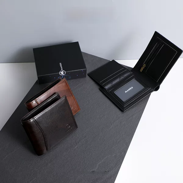 Cross-border Explosive Wallet Men's Advanced Sense Wallet menwallet Fashion Large Capacity Multi-card Men's Wallet