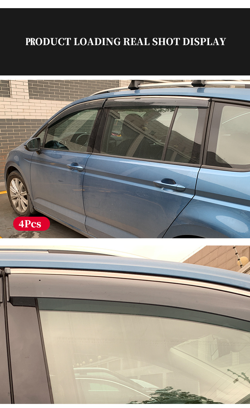 Suitable for Volkswagen Touran rain and rain shield rearview mirror rain eyebrow VW Touran Window visor