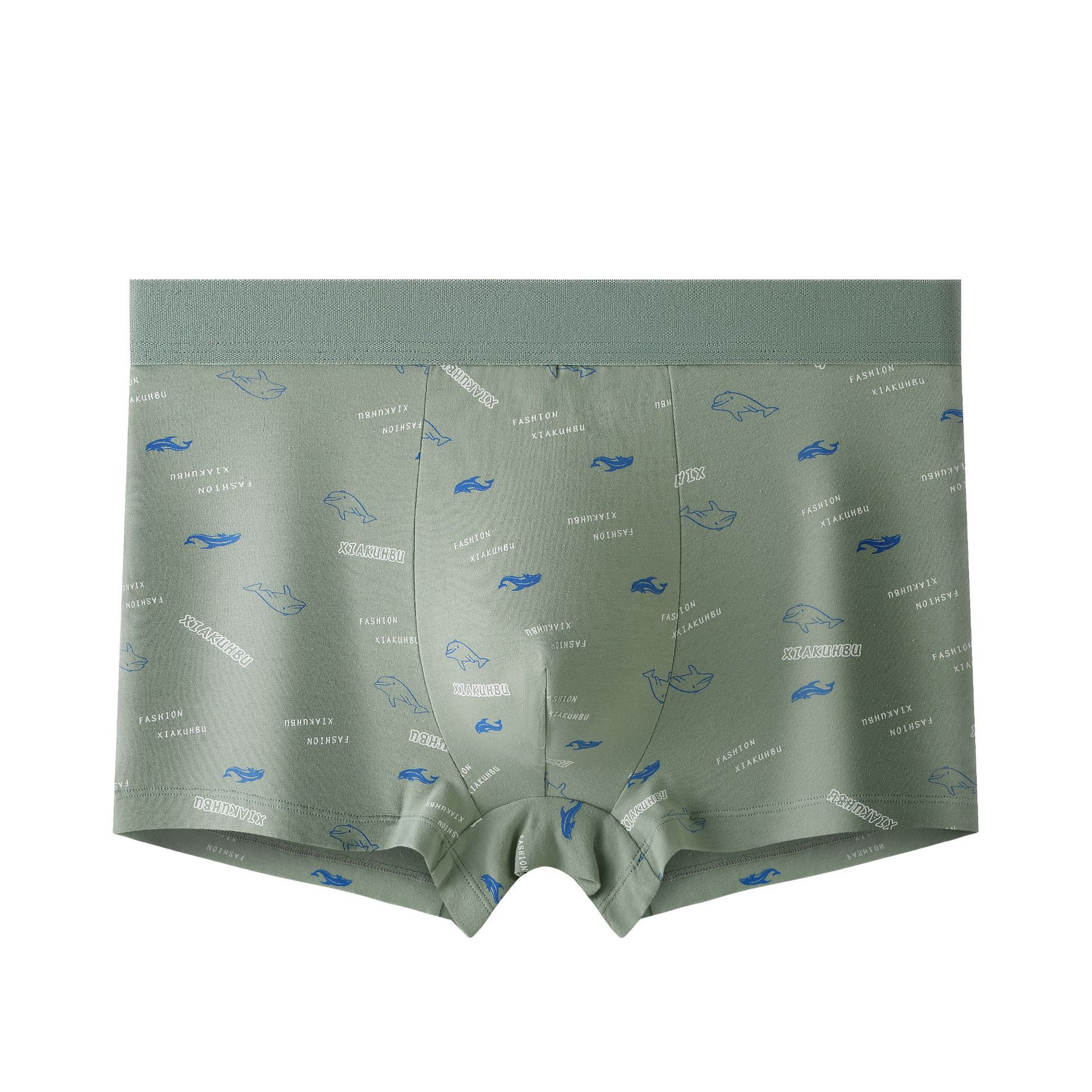 Ropa interior de algodón Hombre antibacteriano entrepierna juvenil Boxer shorts deportes más tamaño Boxer shorts Hombre Ropa interior de algodón puro