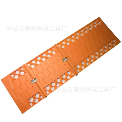 Car snow chain car Tire snow chain - orange-2-piece-pack