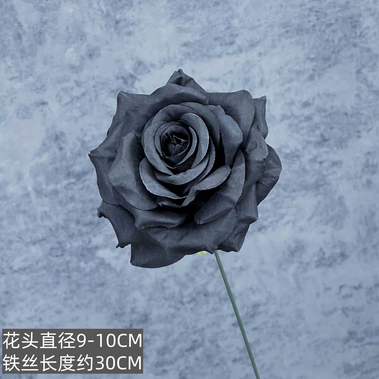 다이아몬드 로즈 로고 각인 - 블랙