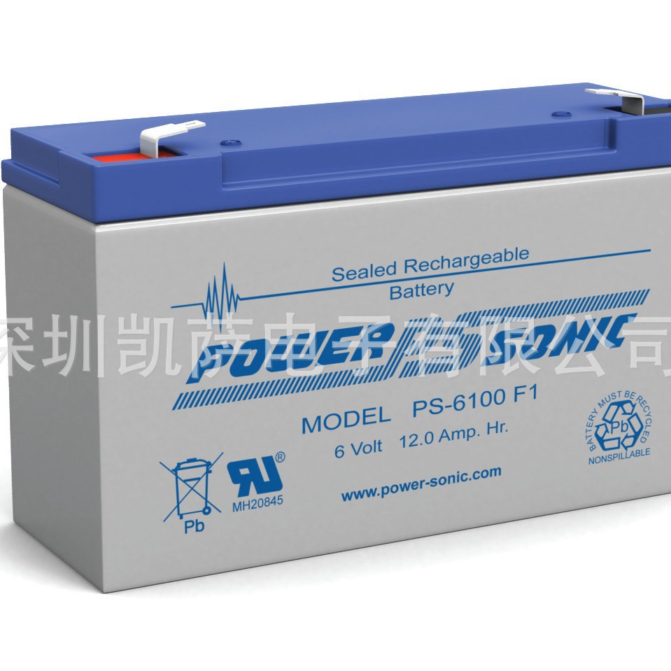 PS-6100 代理 Power-Sonic  密封铅酸电池