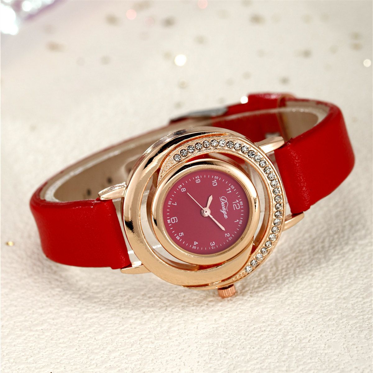 Elegant Geometric Buckle Quartz Women's Watches display picture 8