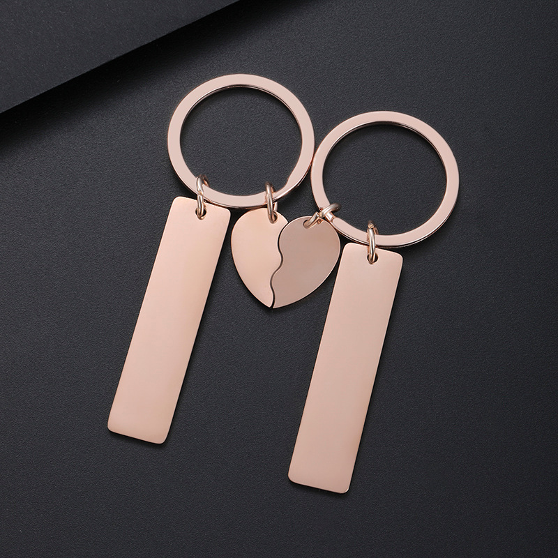 40g Weight Keychain Classification 201 Stainless Steel Material Geometric, Customization Laser Engraving Pattern Retro Classic Style Geometric Customization Laser Engraving 201 Stainless Steel Plating Unisex Bag Pendant Keychain 4