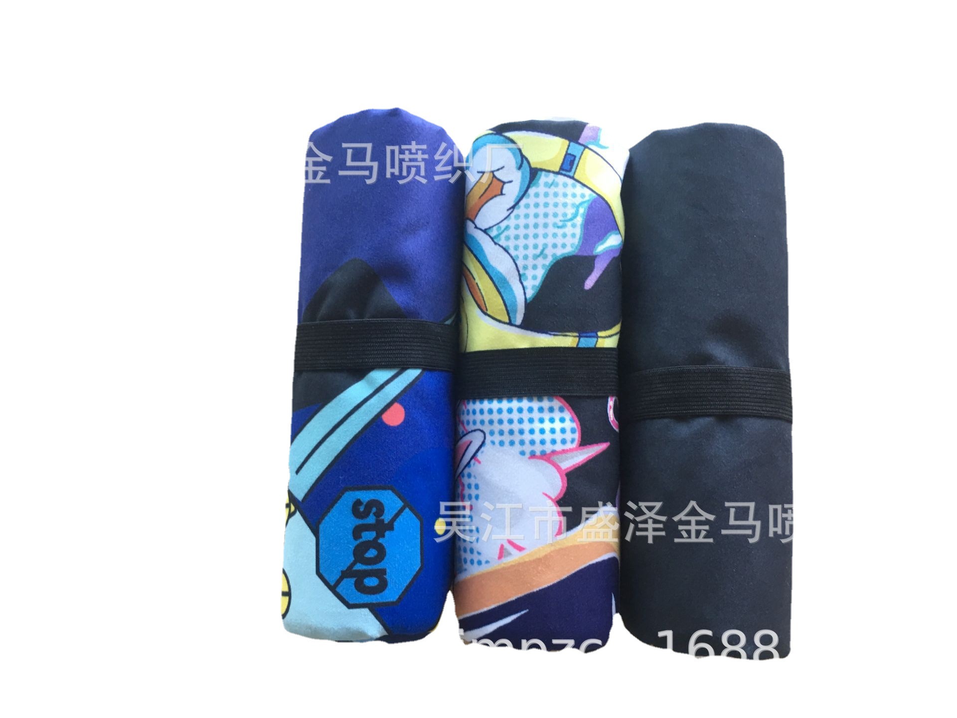 Antibacterial regenerated double-sided beach quick dry towel