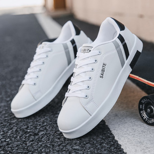 Small white shoes men's summer Korean fashion sports casual shoes men's versatile white student flat shoes wholesale