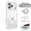 IPhone17 promax C type transparent fine hole magnetic case with camera button
