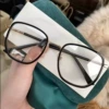Black golden frame