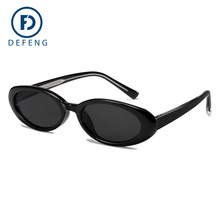 GF1021韩版小框太阳镜猫眼墨镜遮阳防晒防紫外线板材插针新款德沣