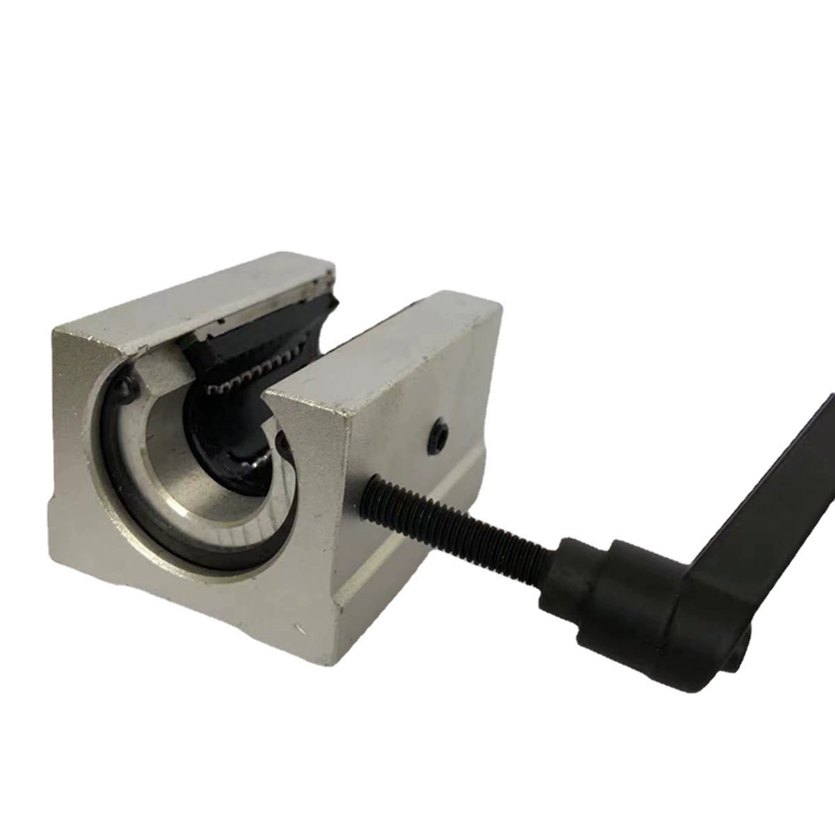 SBR с фиксатором слайдера Регулируемый цилиндрический слайдер фиксирующий позиционирующий рельс Деревообработка с замком фиксированный слайдер открытие алюминиевый держатель