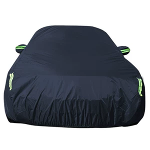 Amazon Foreign Trade Cross-Border Car Cover Polyester Taffeta 170t 190t Car Cover Rainproof Dustproof Sunshade Thickened Rainproof