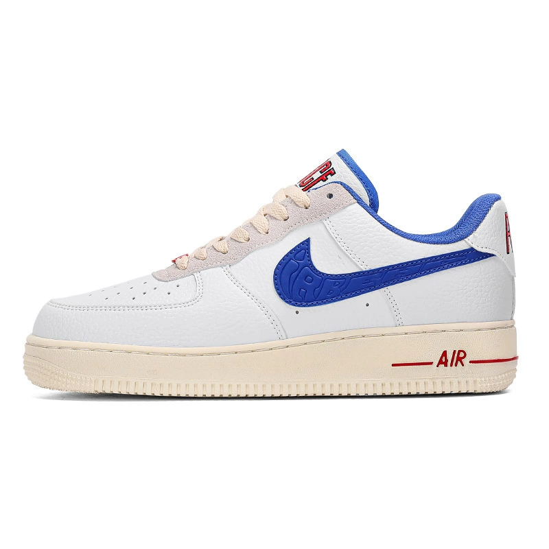 Nike Air Force 1: классические низкие кроссовки для мужчин и женщин, белые, повседневная обувь