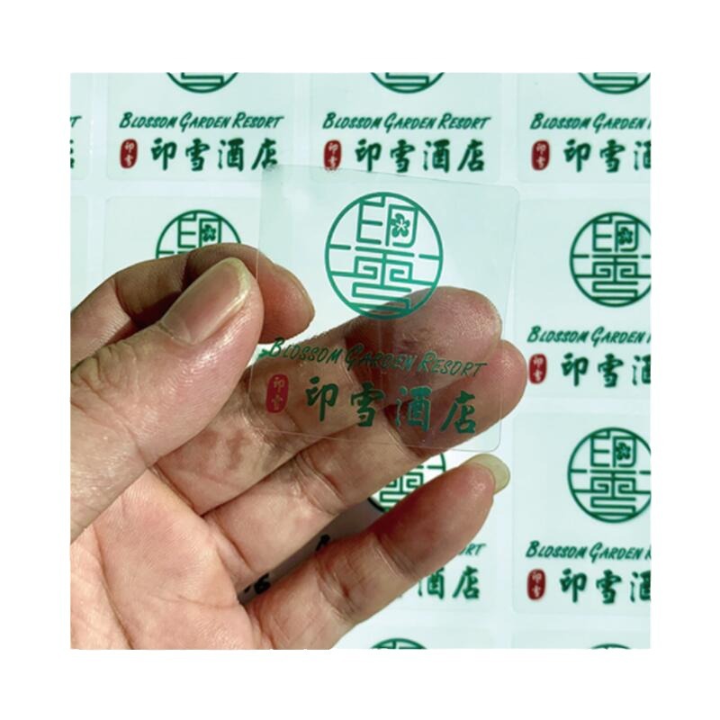공장 직접 공급 투명 라벨 PVC 자체 접착 스티커 컬러 자체 접착 라벨 핸드북 스티커 맞춤형 로고