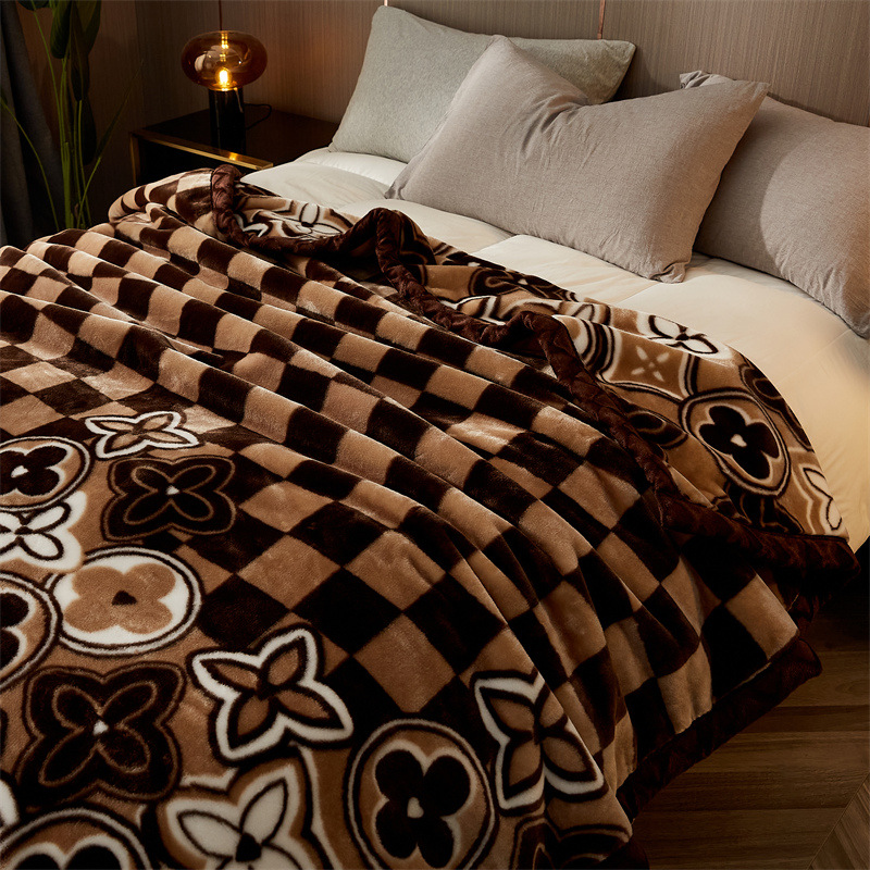 2024 nueva manta raschel gruesa