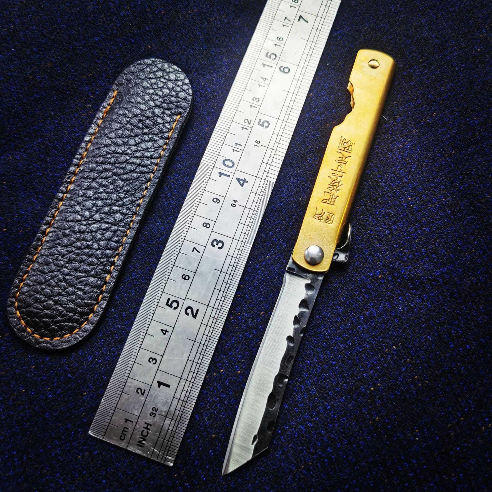 户外小刀锋利高硬度折叠刀子随身刀具防身水果小刀肥后守小刀迷你