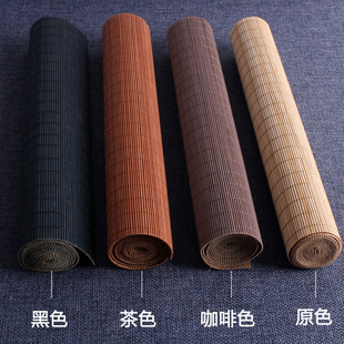 Tea Mat Bamboo Mat Bamboo Curtain Tea Mat Zen Japanese Cup Insulation Curtain Tea Tray Mat Table Runner Customizable