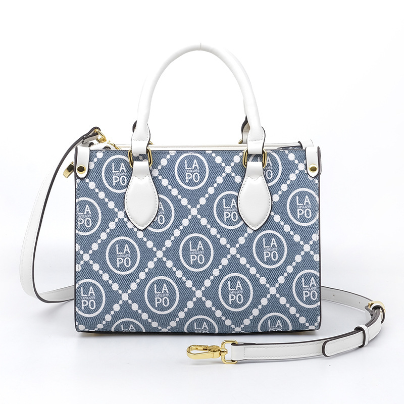 Impresión clásica europea y americana de lujo ligero contraste color pequeño bolso con cremallera de alta calidad 2025 LP7232 #