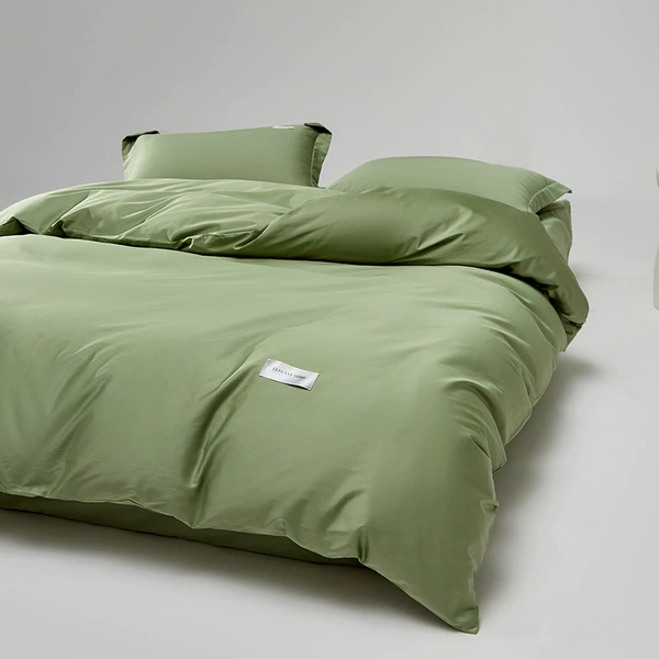 100 long velvet quilt cover-Yingcha Green (four-season model)