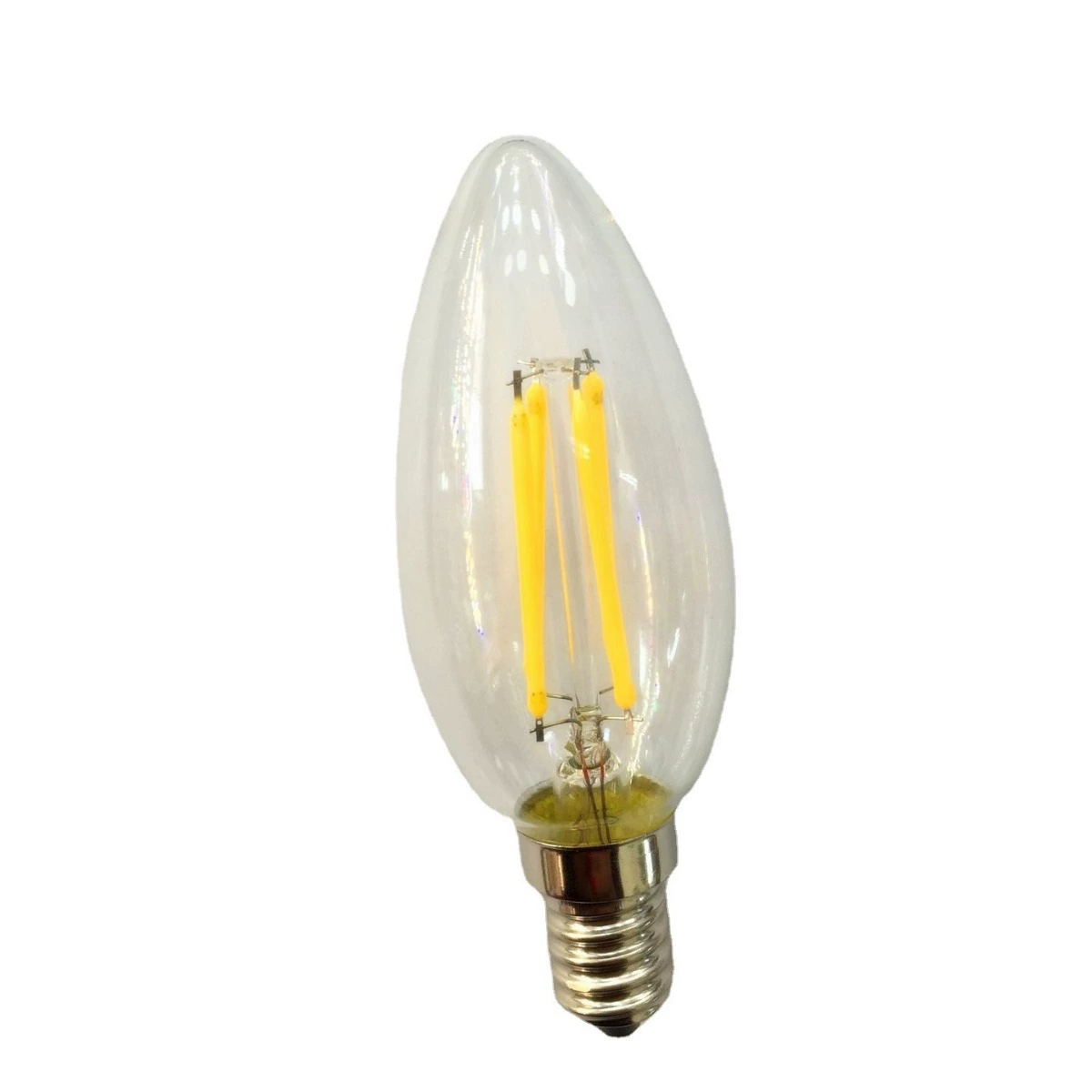 LED-нить пена имитация вольфрамовой нити пузырь Эдисон шип хвост пузырь 360 градусов сияние 2W4W6W E14 E27